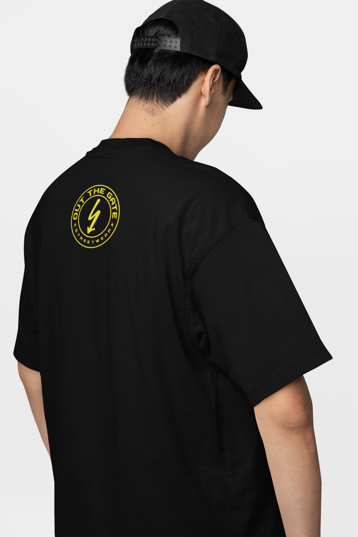 OTG - YELLOW FLUORO. (front patch) Tee