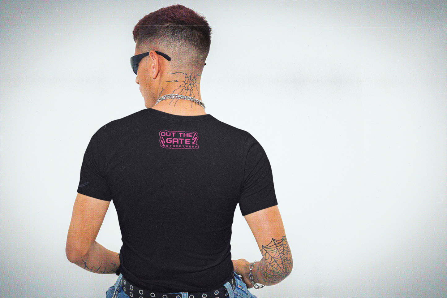 OTG FLUORO. PINK - (front patch) Tee