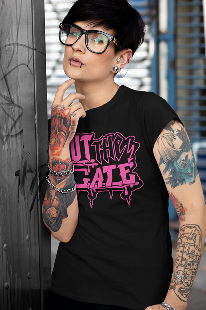 OTG FLUORO. PINK - (front patch) Tee