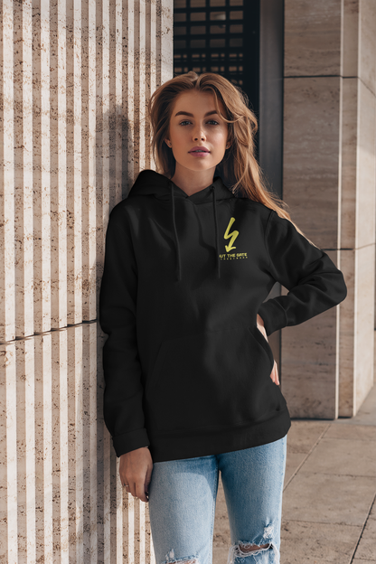 OTG - YELLOW FLUORO. (BACK PATCH) LIGHTWEIGHT HOODIE