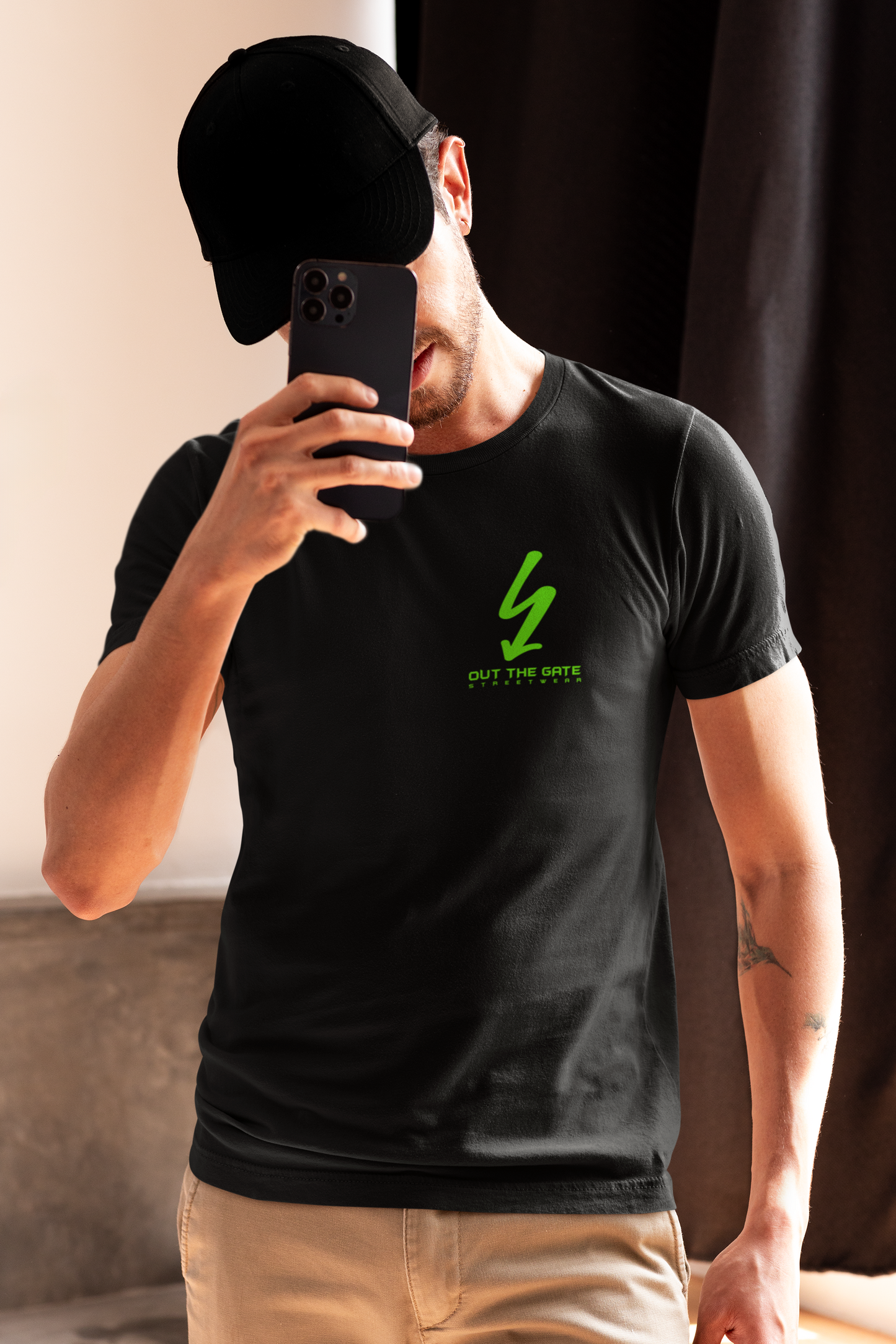 OTG FLOURO. GREEN (BACK PATCH) - TEE