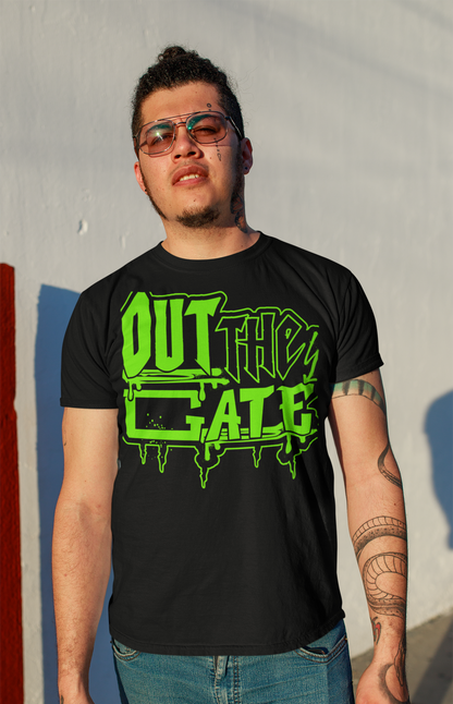 OTG FLUORO. GREEN (front patch) - TEE