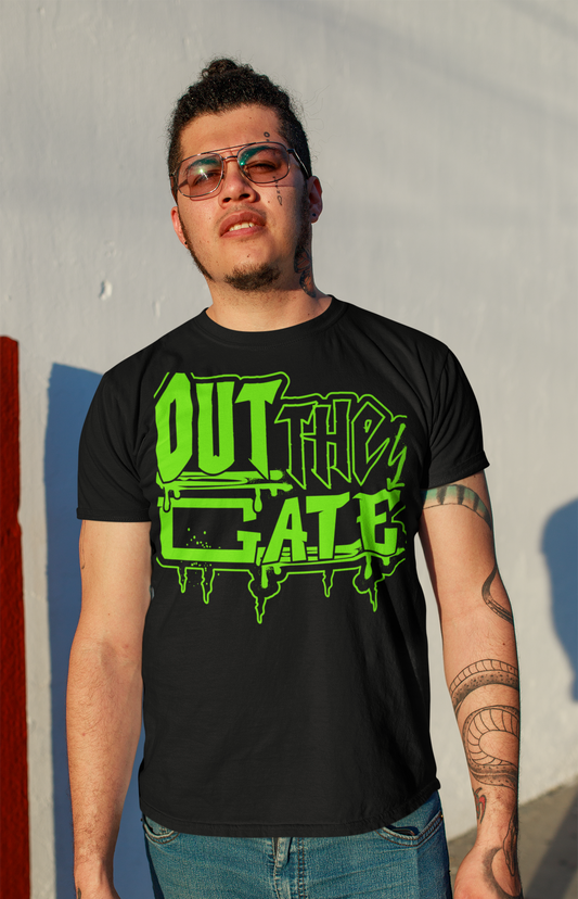 OTG FLUORO. GREEN (front patch) - TEE